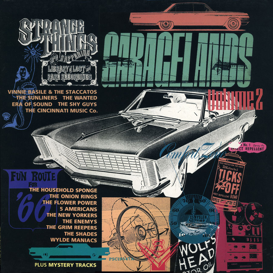 enemys lp various garageland volume 2 front